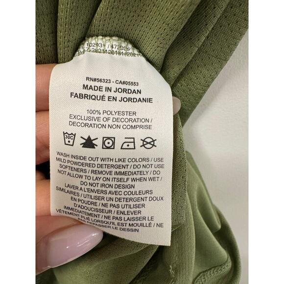 Nike Men's Size XL Green Miler Dri-Fit Short Sleeve Athletic Gym Running Tee - Picture 6 of 7